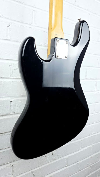 FENDER 1984 MIJ JAZZ BASS BLACK SERIAL E968853