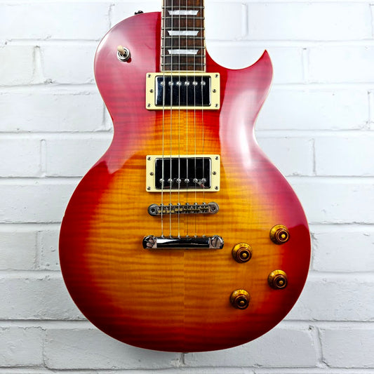 RALLY LES PAUL CHERRY SUNBURST ELECTRIC GUITAR