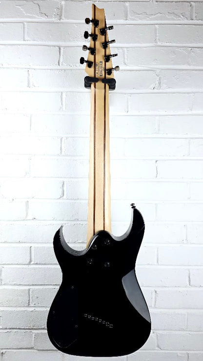 IBANEZ RGMS8 MULTI SCALE 8 STRING BLACK ELECTRIC GUITAR