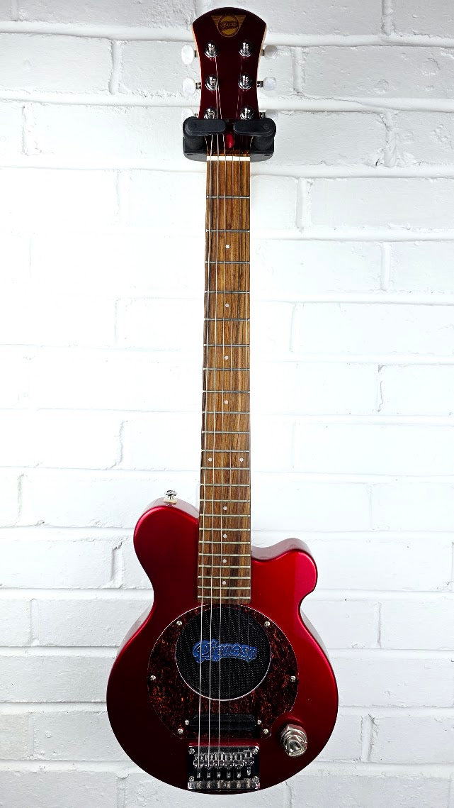 PIGNOSE PGG200 RED ELECTRIC GUITAR WITH BUILT IN AMP