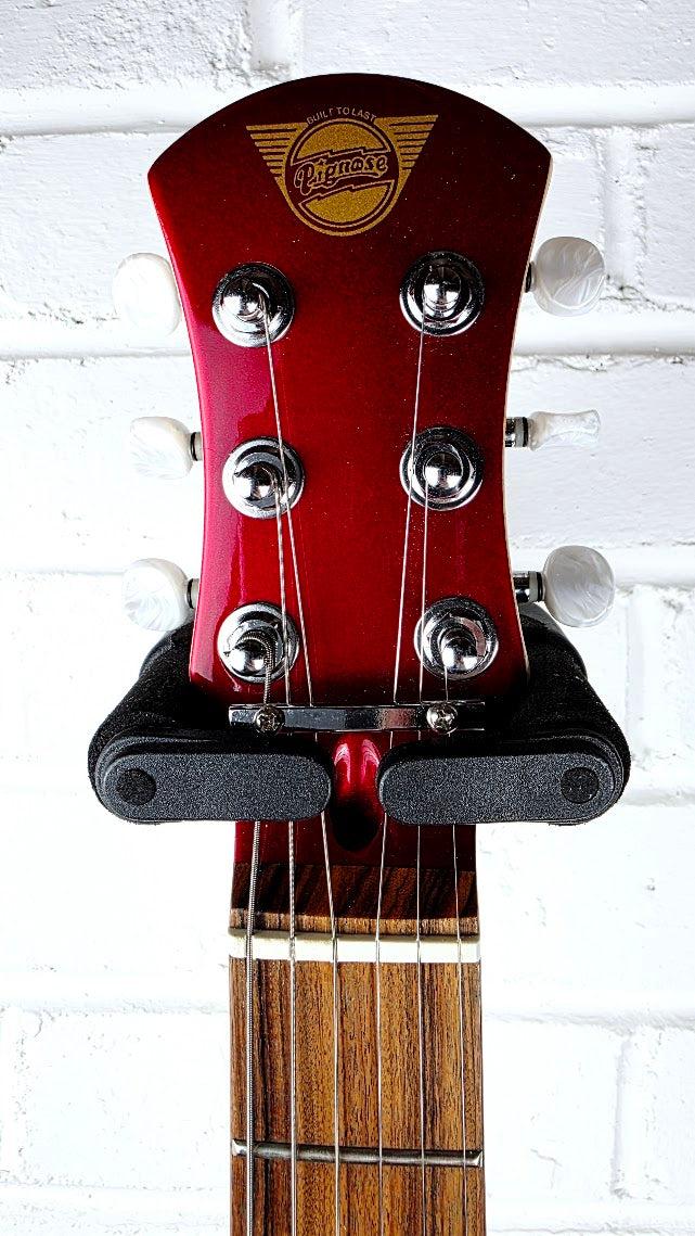PIGNOSE PGG200 RED ELECTRIC GUITAR WITH BUILT IN AMP