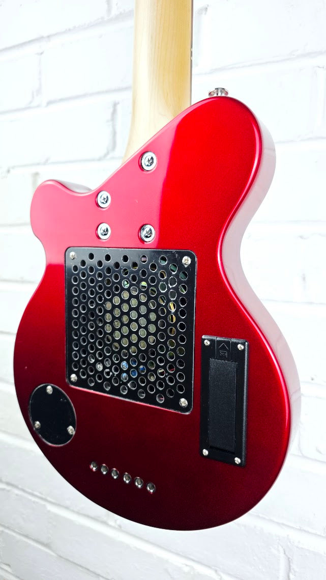 PIGNOSE PGG200 RED ELECTRIC GUITAR WITH BUILT IN AMP