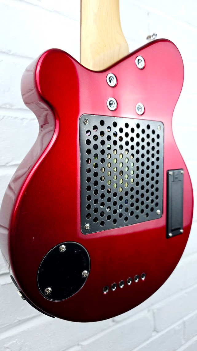 PIGNOSE PGG200 RED ELECTRIC GUITAR WITH BUILT IN AMP