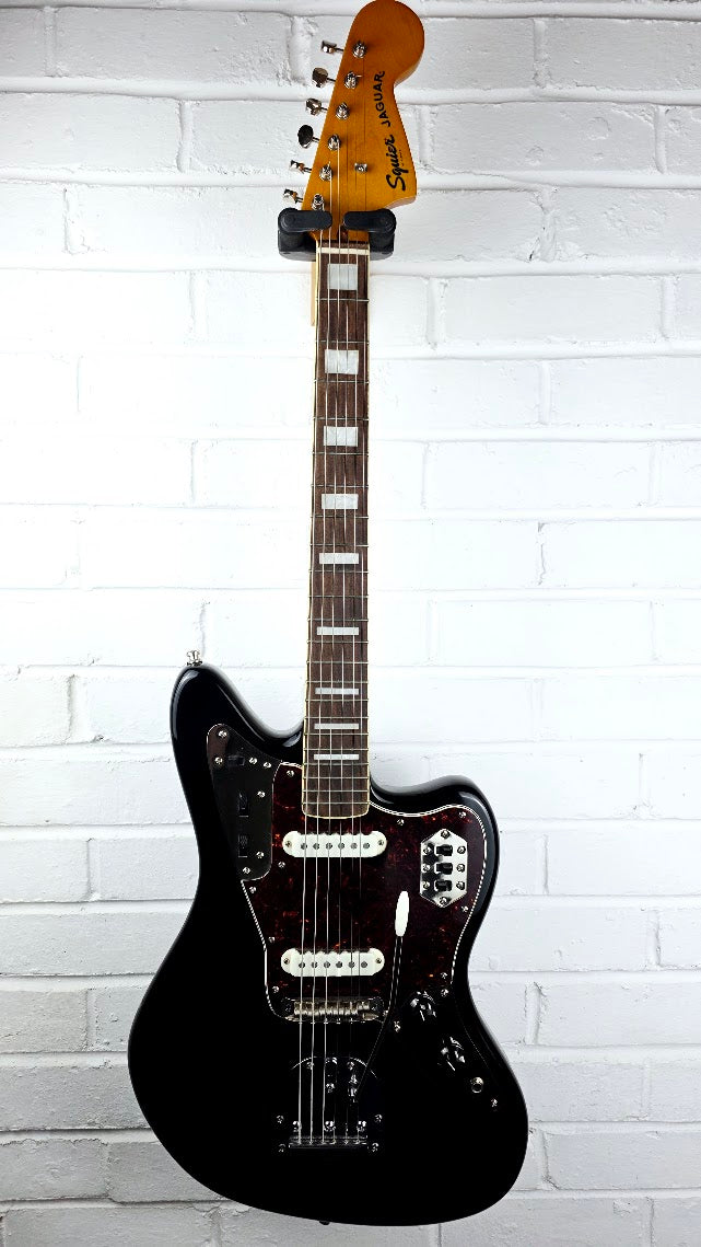SQUIER CLASSIC VIBE 70S JAGUAR BLACK ELECTRIC GUITAR