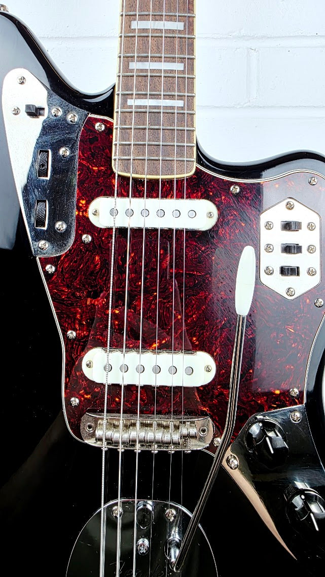 SQUIER CLASSIC VIBE 70S JAGUAR BLACK ELECTRIC GUITAR