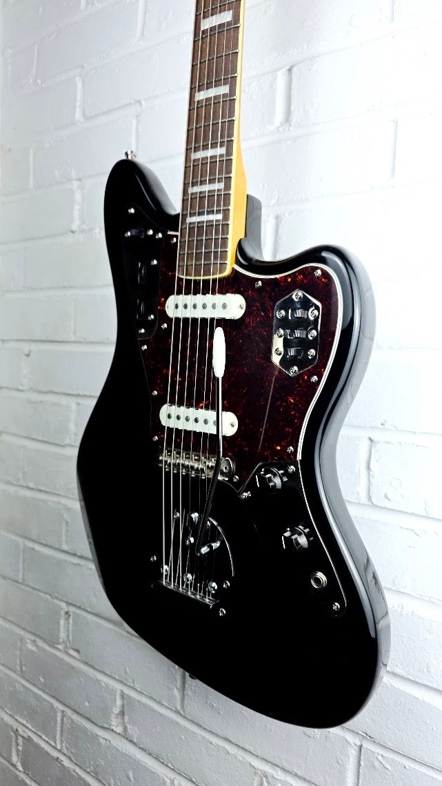 SQUIER CLASSIC VIBE 70S JAGUAR BLACK ELECTRIC GUITAR