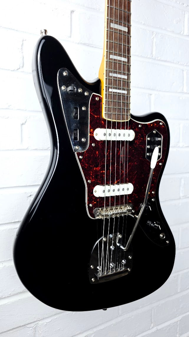 SQUIER CLASSIC VIBE 70S JAGUAR BLACK ELECTRIC GUITAR