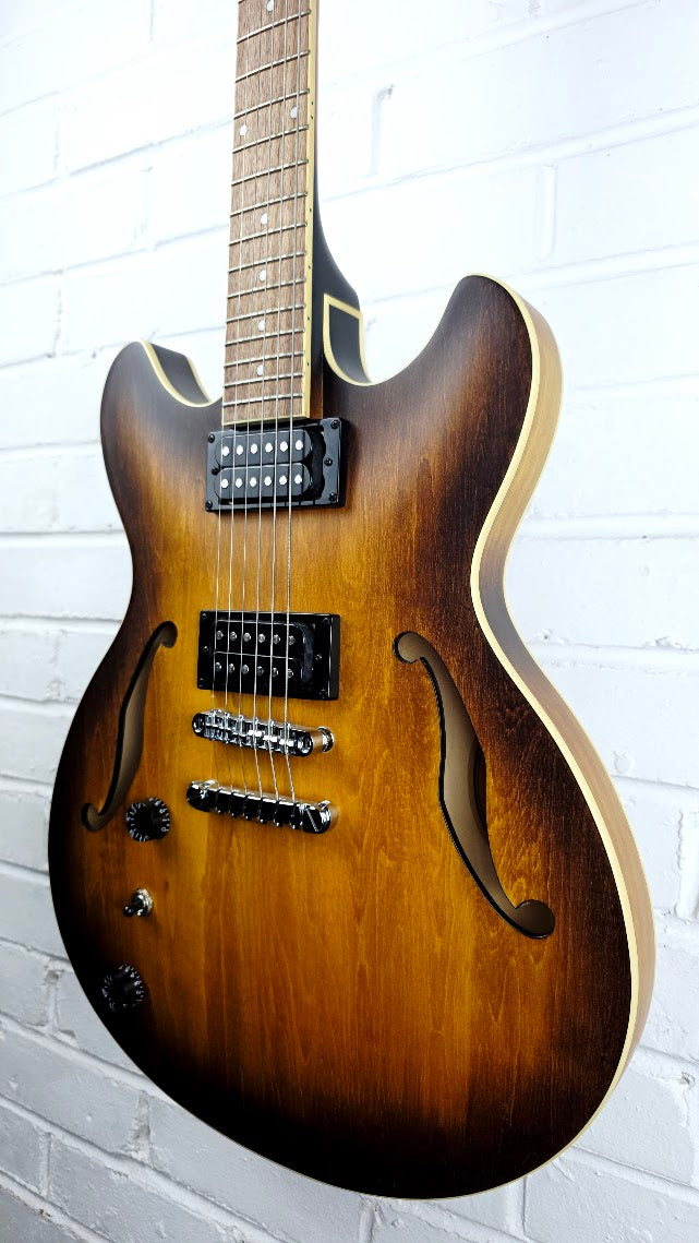 IBANEZ AS53L TF LEFT HANDED TOBACCO FLAT ELECTRIC GUITAR