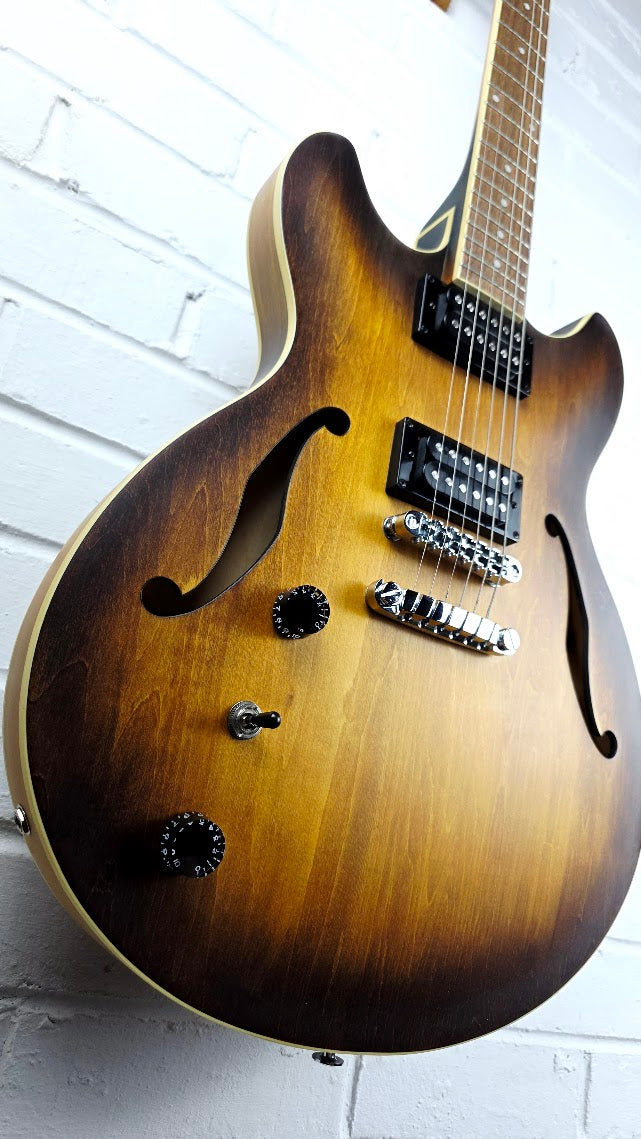 IBANEZ AS53L TF LEFT HANDED TOBACCO FLAT ELECTRIC GUITAR