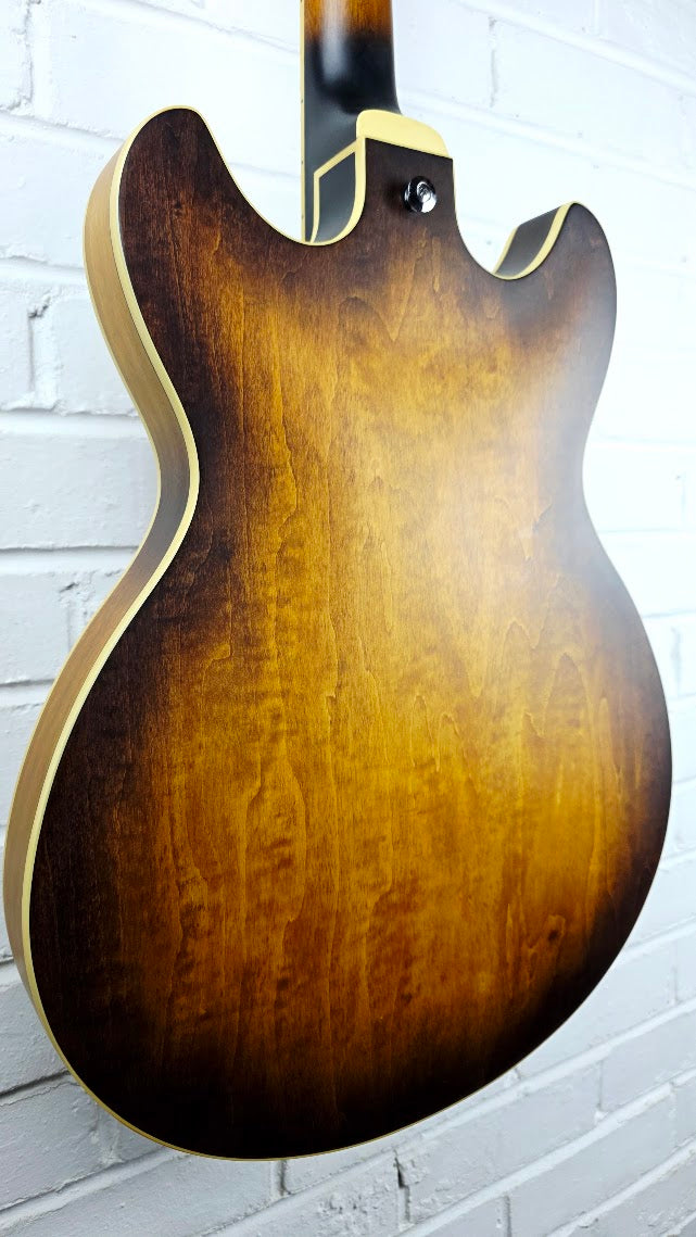 IBANEZ AS53L TF LEFT HANDED TOBACCO FLAT ELECTRIC GUITAR