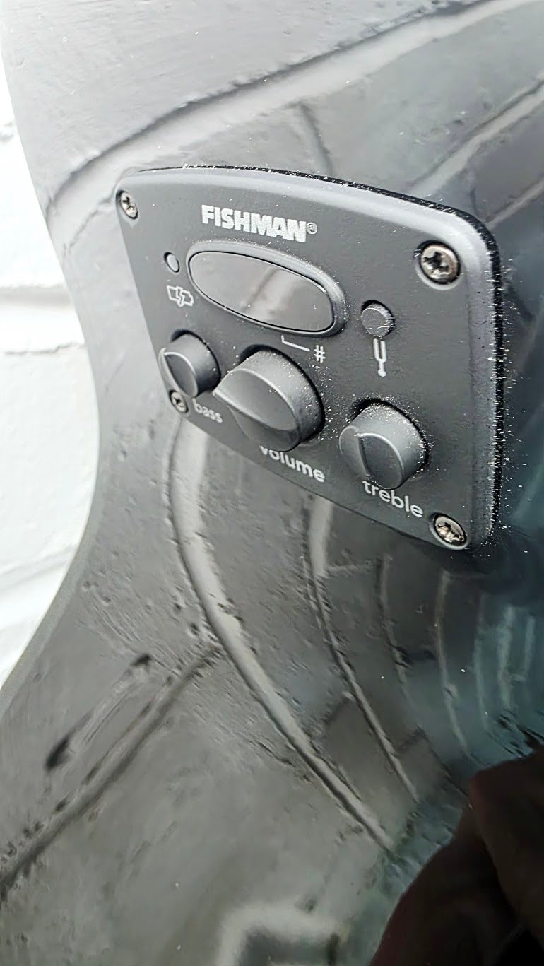 FENDER CB-60SCE BLK LR ELECTRO ACOUSTIC BASS GUITAR BLACK