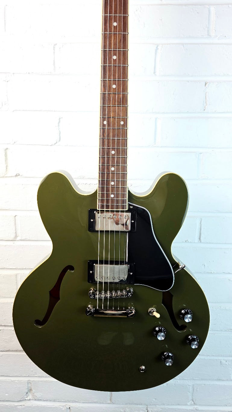 EPIPHONE ES 335 IG INSPIRED BY GIBSON DRAB OLIVE ELECTRIC GUITAR