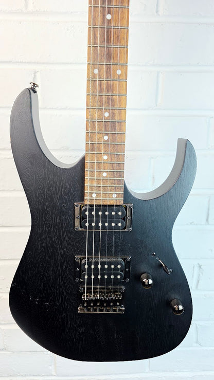 IBANEZ RG421-WK WEATHERED BLACK ELECTRIC GUITAR