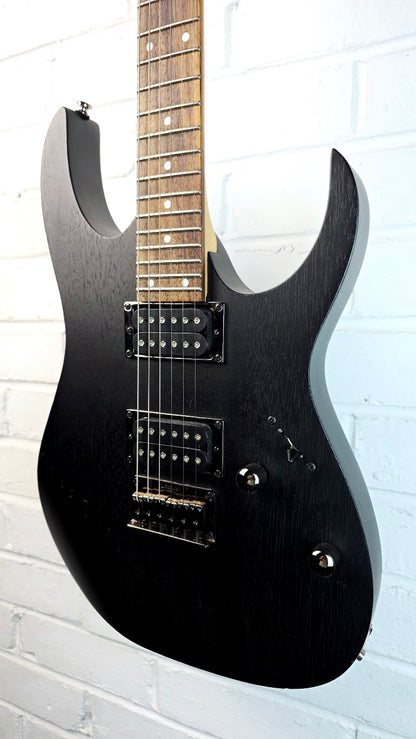 IBANEZ RG421-WK WEATHERED BLACK ELECTRIC GUITAR