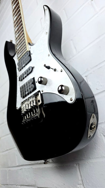 IBANEZ RG350EX RG SERIES BLACK ELECTRIC GUITAR
