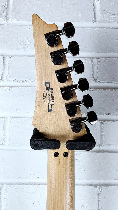 IBANEZ RG350EX RG SERIES BLACK ELECTRIC GUITAR