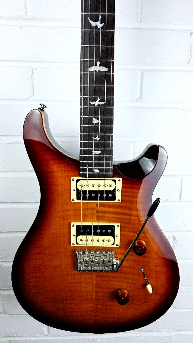 PRS SE CUSTOM 24 TOBACCO BURST ELECTRIC GUITAR