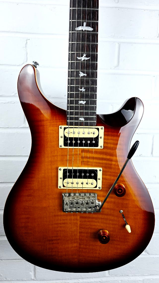 PRS SE CUSTOM 24 TOBACCO BURST ELECTRIC GUITAR
