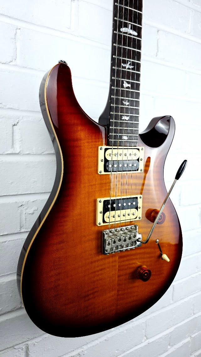 PRS SE CUSTOM 24 TOBACCO BURST ELECTRIC GUITAR