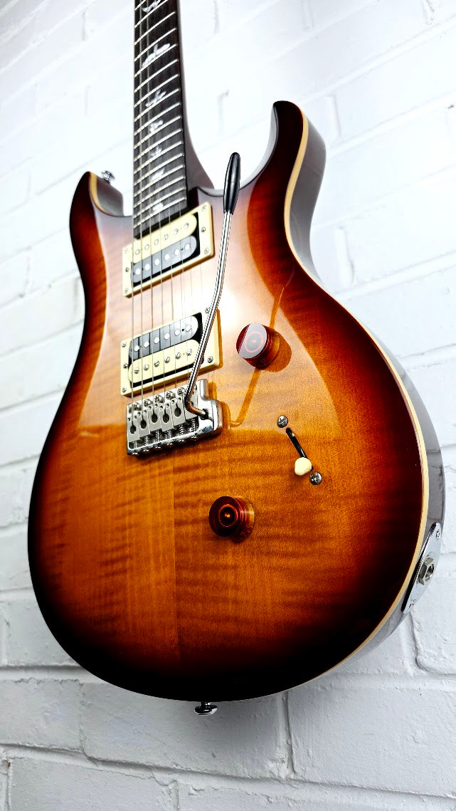 PRS SE CUSTOM 24 TOBACCO BURST ELECTRIC GUITAR