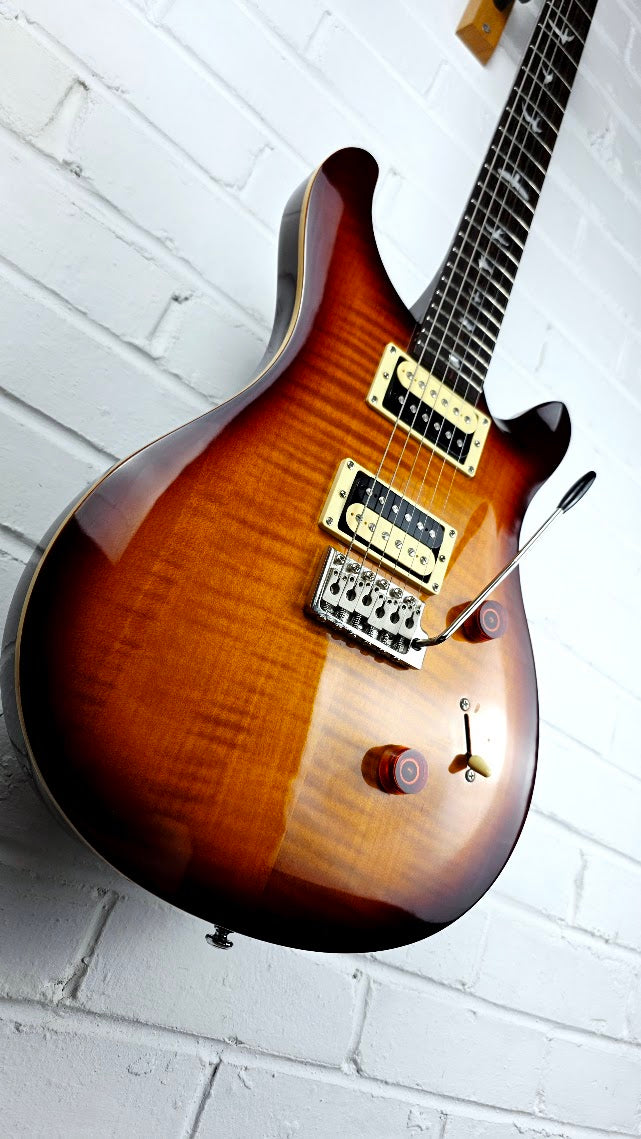 PRS SE CUSTOM 24 TOBACCO BURST ELECTRIC GUITAR