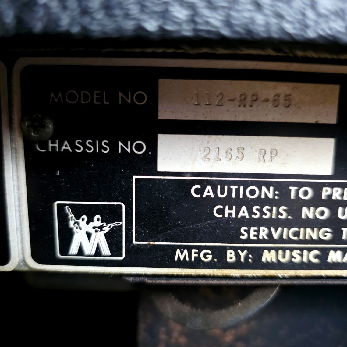 MUSICMAN 112 RP 65 WATT 1980s VALVE AMP