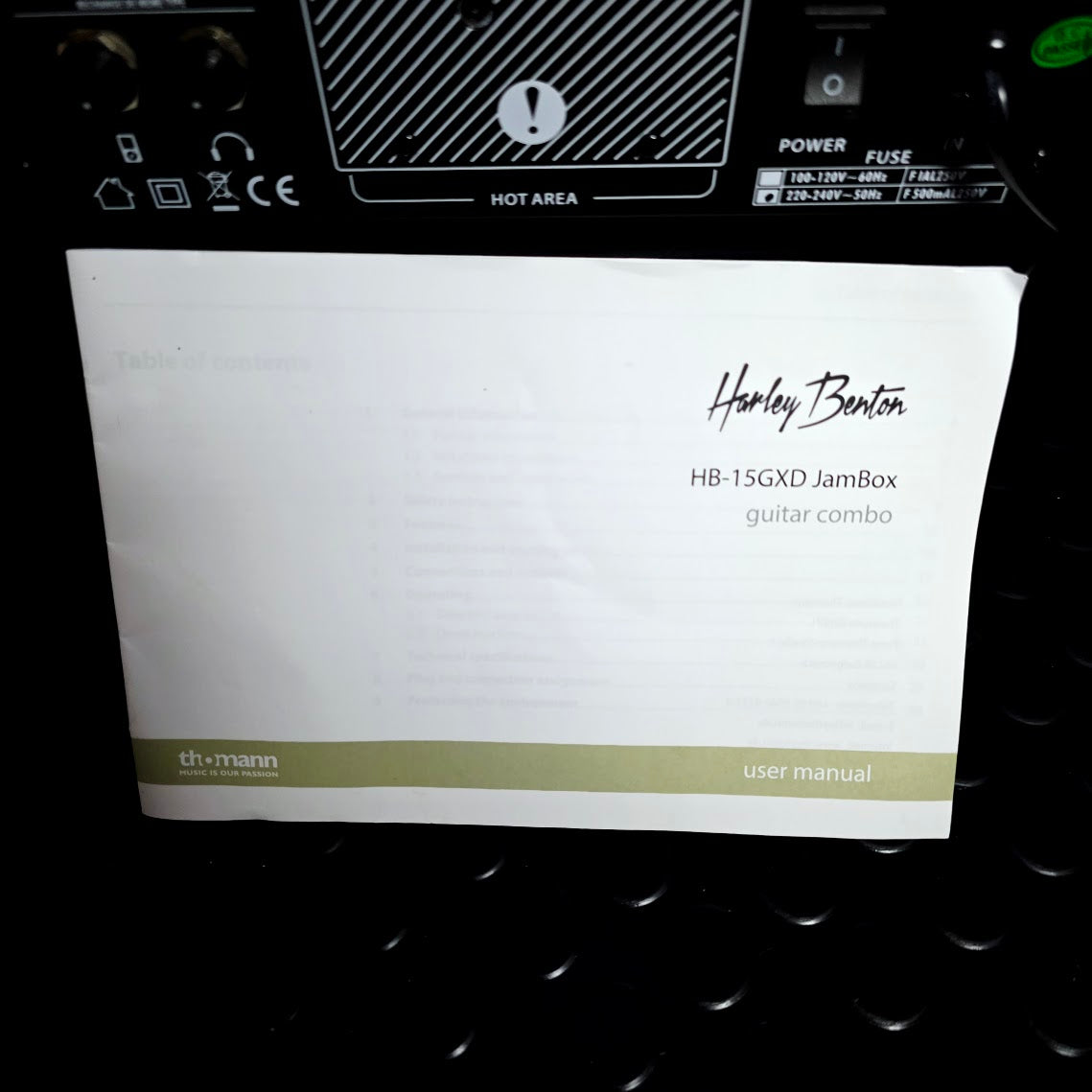 HARLEY BENTON HB-15GXD JAMBOX GUITAR COMBO AMP
