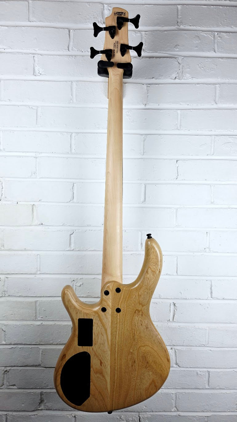 CORT ACTION DLX AS 4 STRING ACTIVE OPEN PORE NATURAL BASS GUITAR