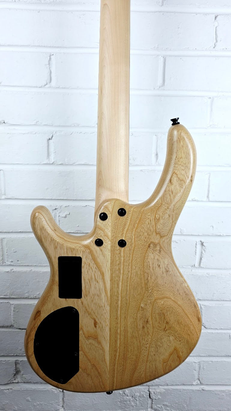 CORT ACTION DLX AS 4 STRING ACTIVE OPEN PORE NATURAL BASS GUITAR