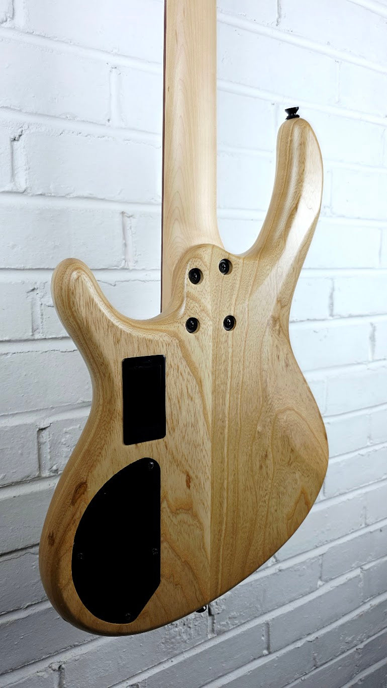 CORT ACTION DLX AS 4 STRING ACTIVE OPEN PORE NATURAL BASS GUITAR