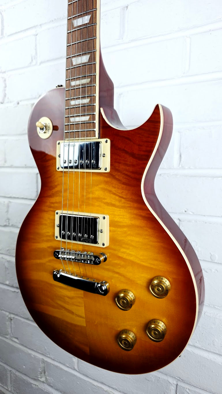 VINTAGE V100 SUNBURST LES PAUL ELECTRIC GUITAR