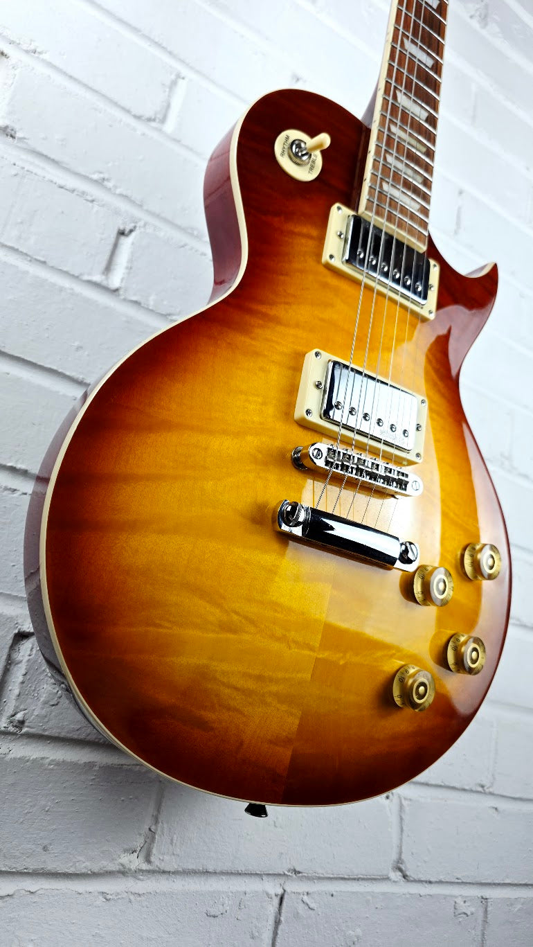 VINTAGE V100 SUNBURST LES PAUL ELECTRIC GUITAR