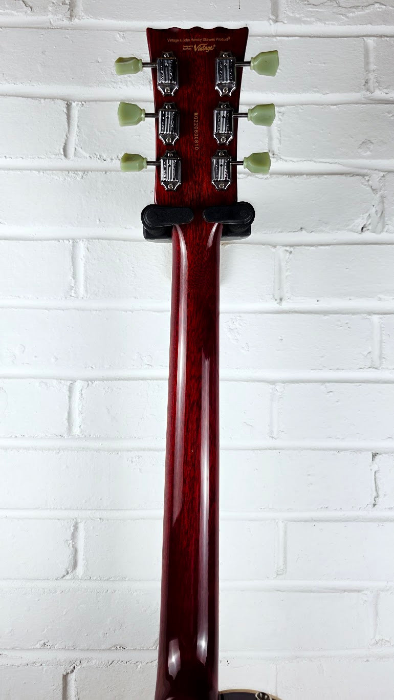 VINTAGE V100 SUNBURST LES PAUL ELECTRIC GUITAR