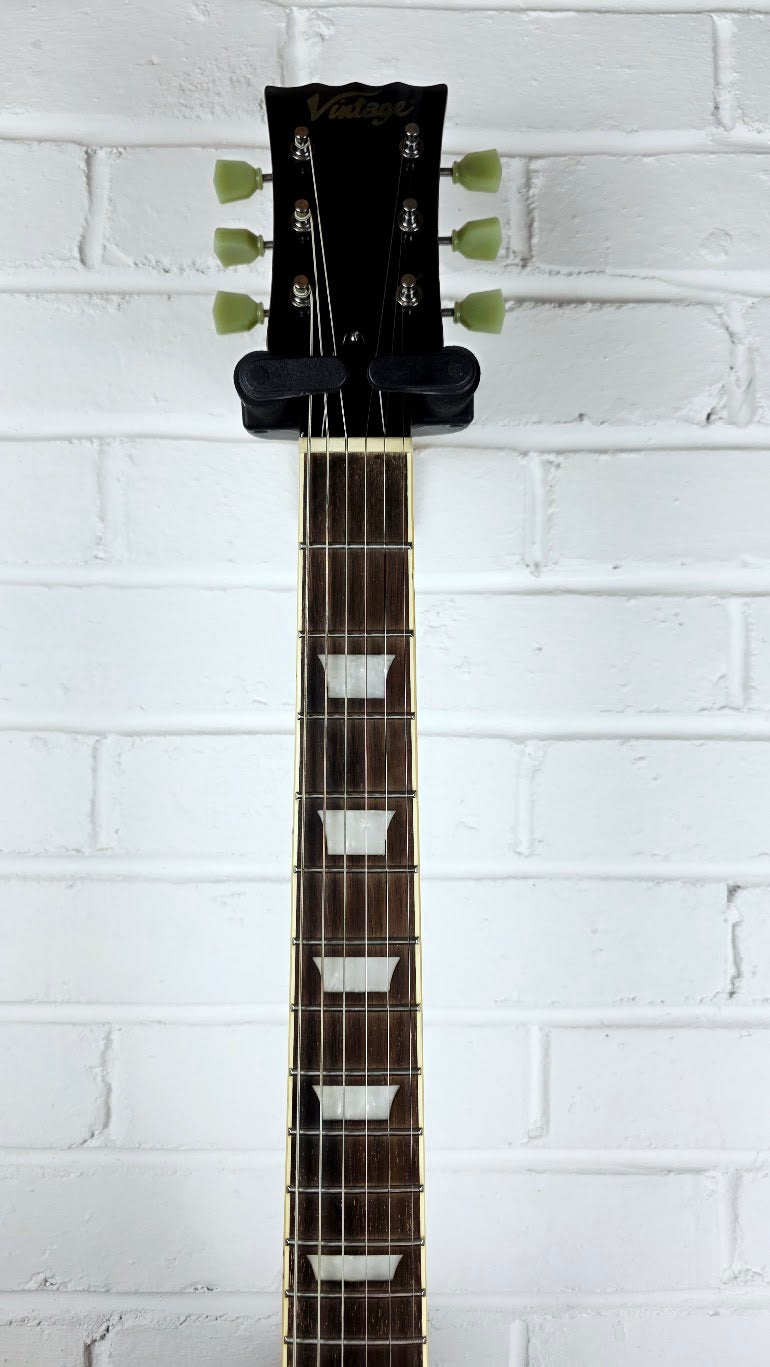 VINTAGE V100 REISSUED PGM LEMON DROP LES PAUL ELECTRIC GUITAR