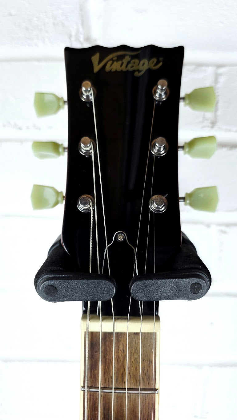 VINTAGE V100 REISSUED PGM LEMON DROP LES PAUL ELECTRIC GUITAR