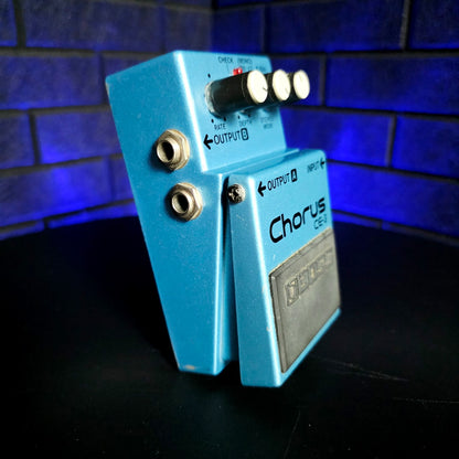 BOSS CE-3 CHORUS GREEN LABEL 80s VINTAGE PEDAL WITH BOX