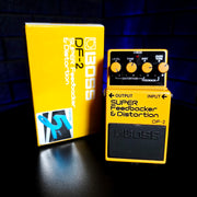 BOSS DF-2 SUPER FEEDBACK & DISTORTION JAPAN 80S GUITAR PEDAL