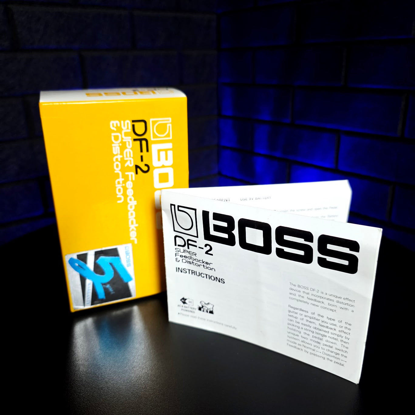 BOSS DF-2 SUPER FEEDBACK & DISTORTION JAPAN 80S GUITAR PEDAL