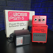 BOSS PSM-5 POWER SUPPLY & MASTER SWITCH RED LABEL JAPAN VINTAGE GUITAR PEDAL