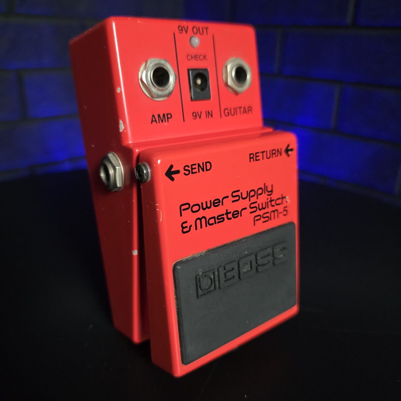 BOSS PSM-5 POWER SUPPLY & MASTER SWITCH RED LABEL JAPAN VINTAGE GUITAR PEDAL