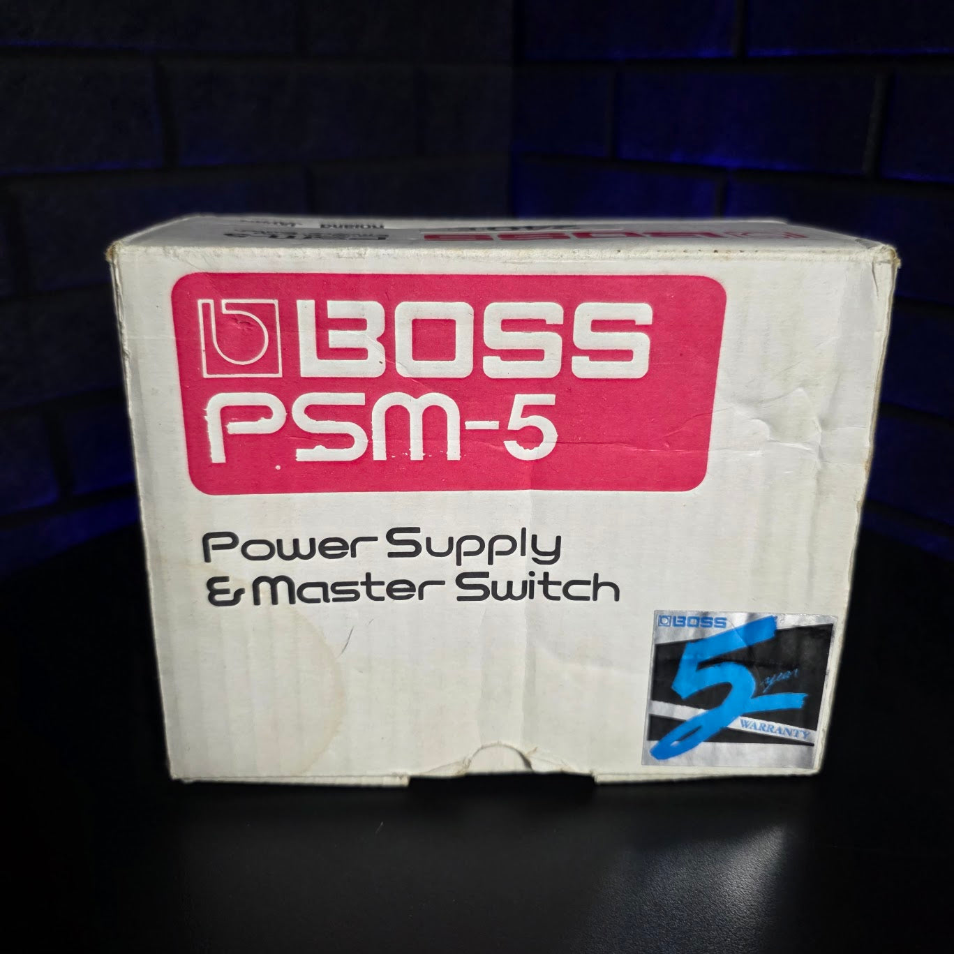 BOSS PSM-5 POWER SUPPLY & MASTER SWITCH RED LABEL JAPAN VINTAGE GUITAR PEDAL
