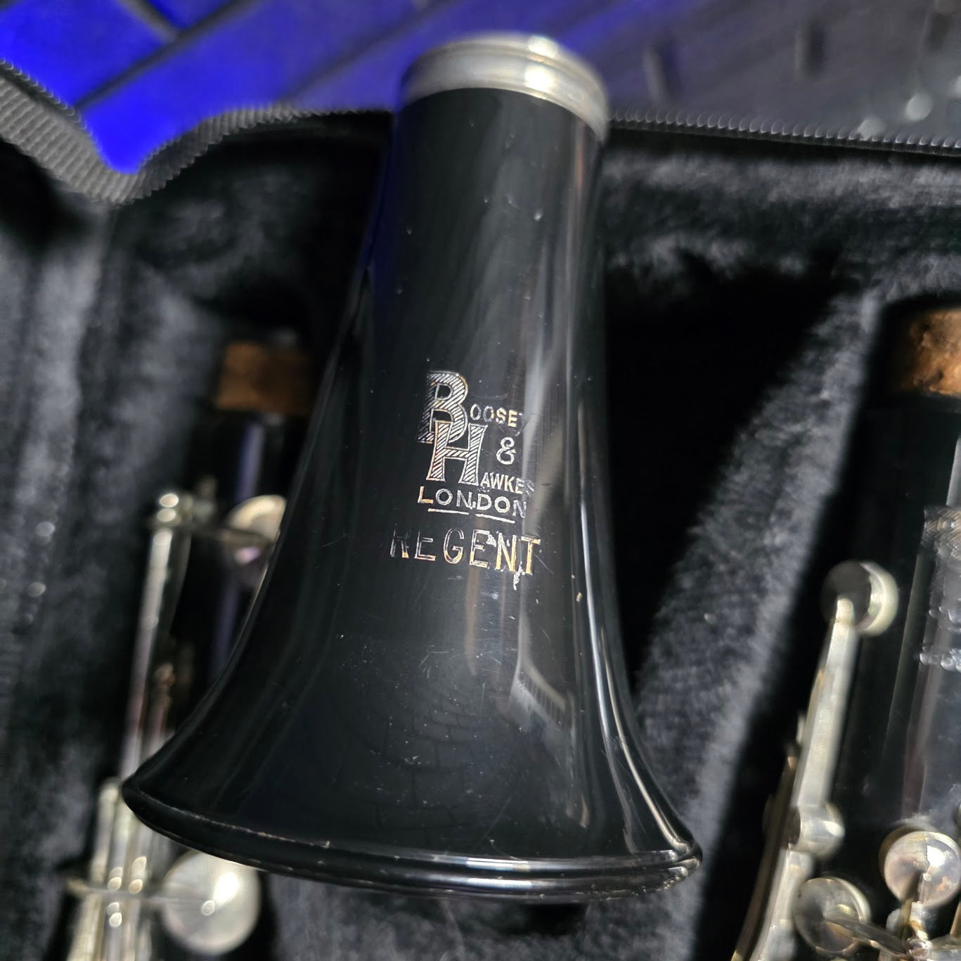 BOOSEY AND HAWKES REGENT CLARINET WITH NEW CASE