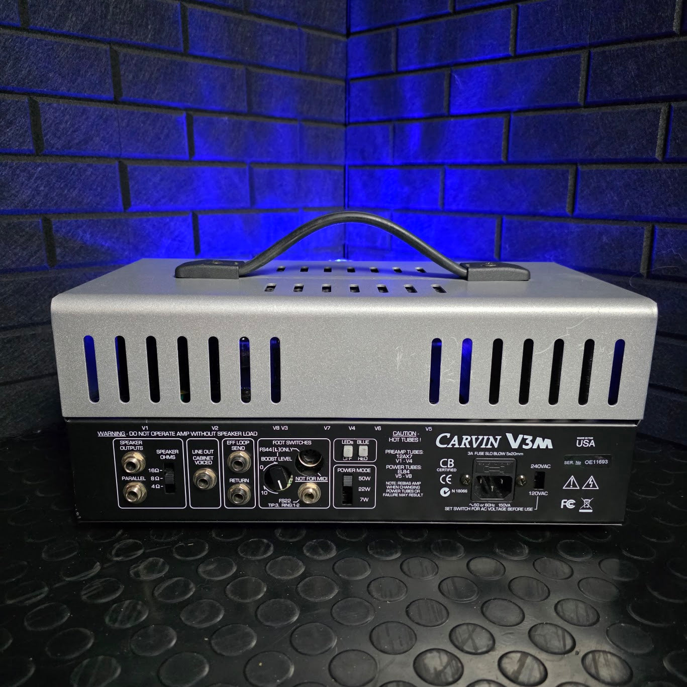 CARVIN V3M MICRO TUBE 50W AMP HEAD