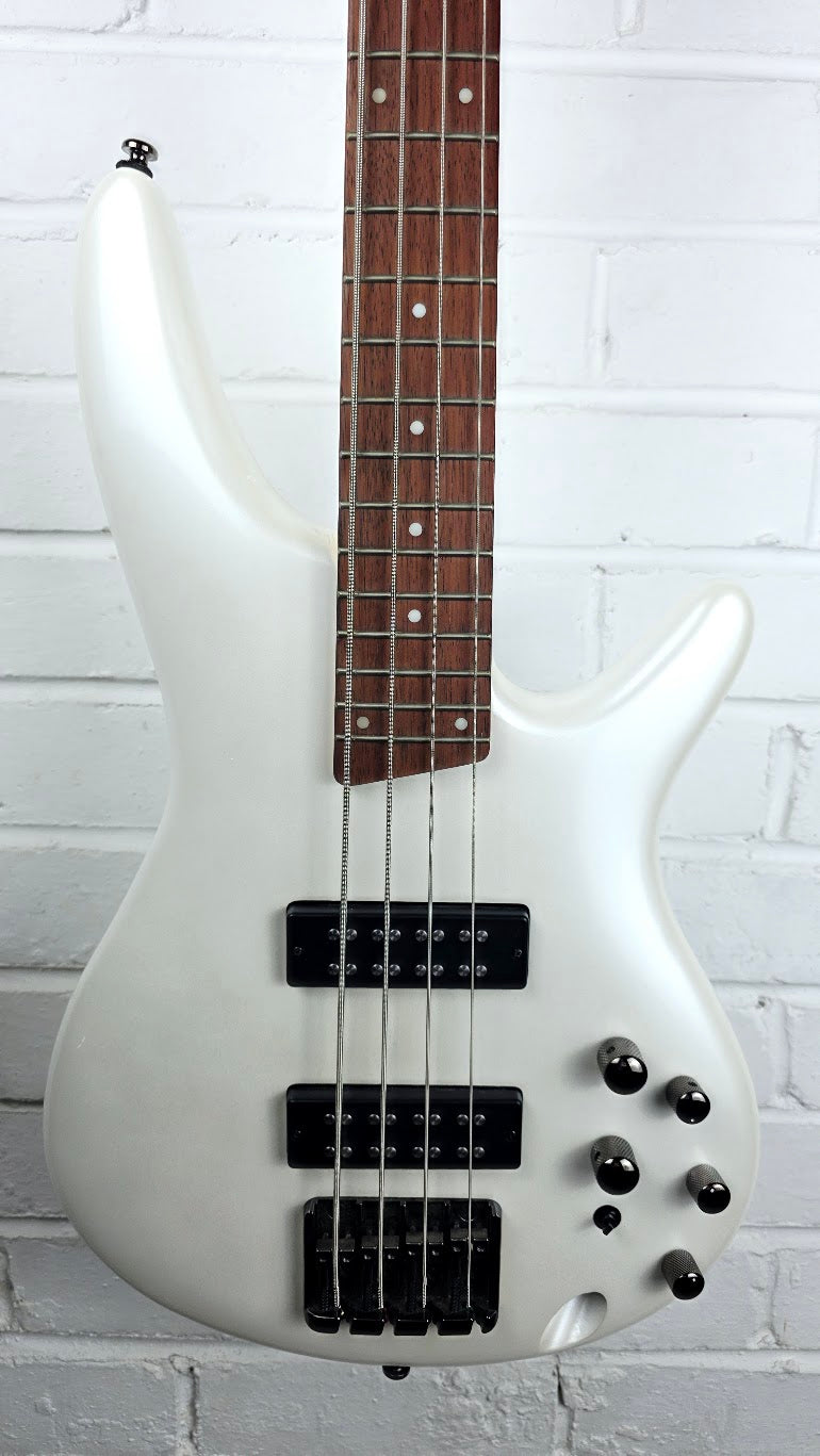 IBANEZ SR300E 4 STRING PEARL WHITE ACTIVE BASS