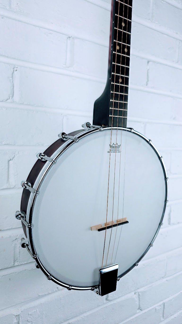 BLUE MOON 4 STRING OPEN BACK BANJO