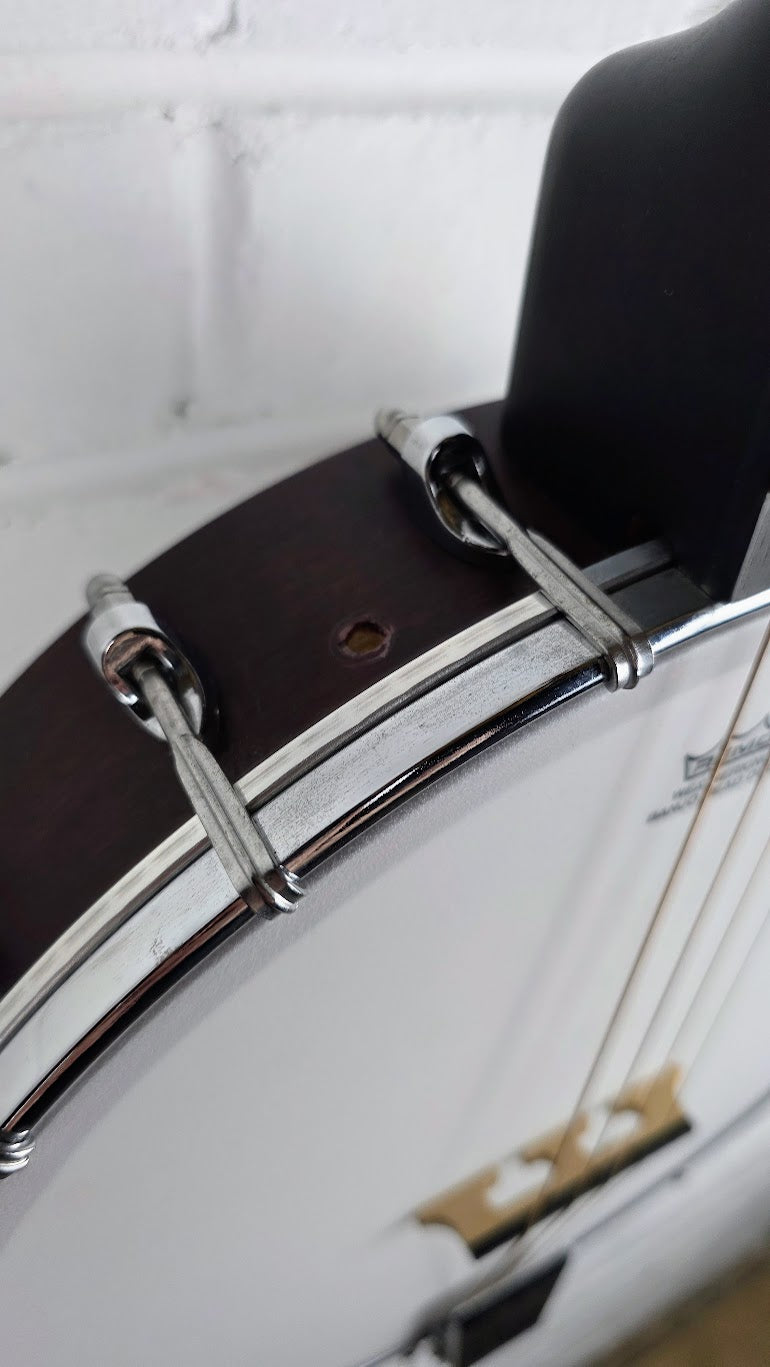 BLUE MOON 4 STRING OPEN BACK BANJO