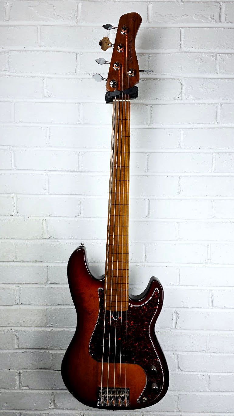 SIRE MARCUS MILLER P5 FRETLESS 5 STRING BASS TOBACCO SUNBURST