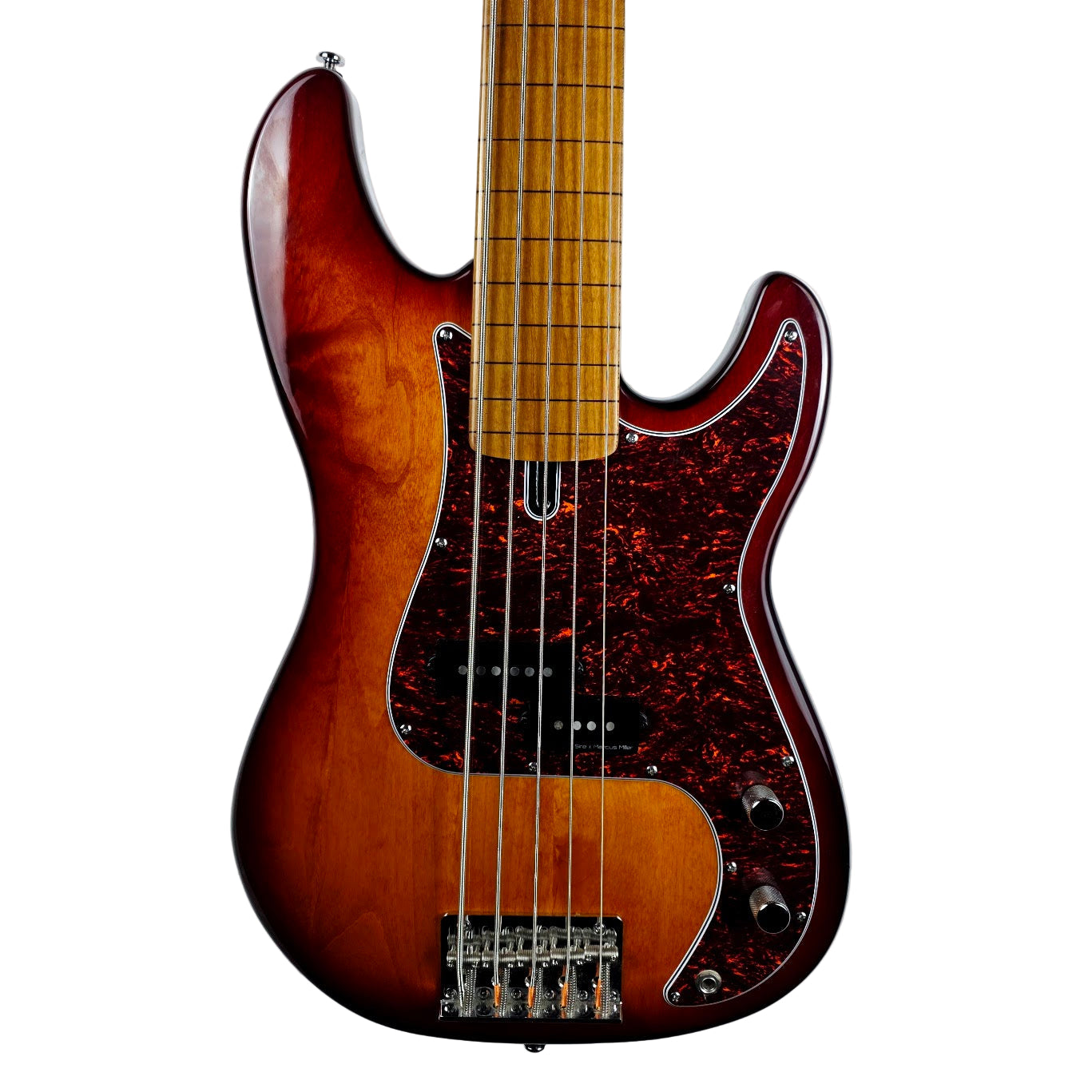 SIRE MARCUS MILLER P5 FRETLESS 5 STRING BASS TOBACCO SUNBURST