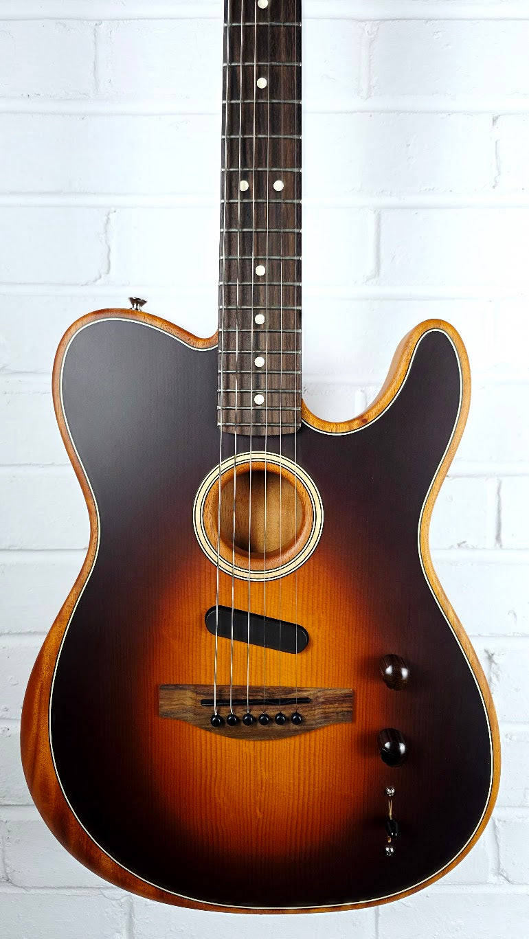 FENDER ACOUSTASONIC PLAYER TELECASTER SHADOW BURST ELECTRIC GUITAR