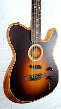 FENDER ACOUSTASONIC PLAYER TELECASTER SHADOW BURST ELECTRIC GUITAR